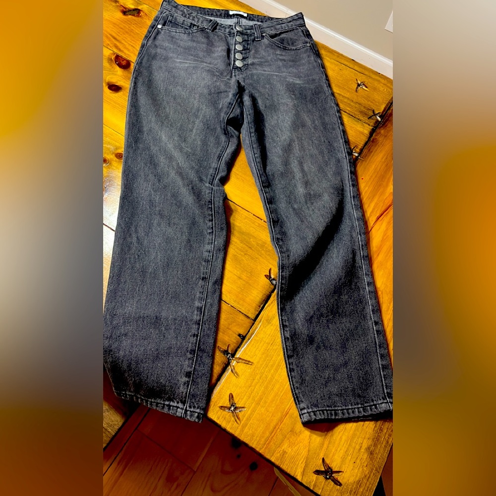 BP Trendy Loose Jean Black Size 26